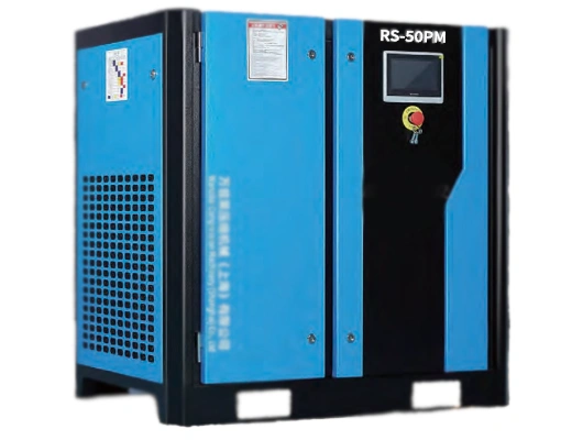 Compressor de ar parafuso de frequência variável e ímã permanente da série RS